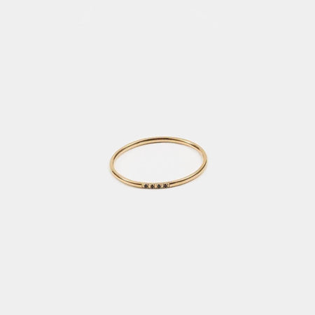 Dainty Black ring