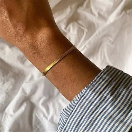 3mm Herringbone Bracelet