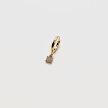 Load image into Gallery viewer, Tiny Labradorite huggie