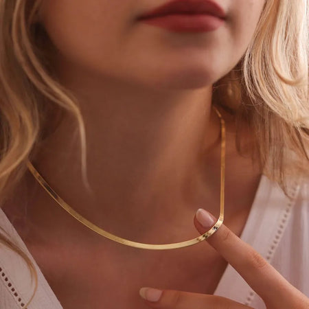 3mm Herringbone Necklace