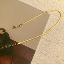 Load image into Gallery viewer, 3mm Herringbone Necklace