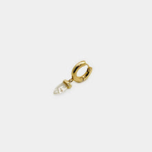 Load image into Gallery viewer, Rock Crystal Hoop