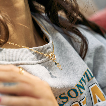 Rolo bold snake necklace