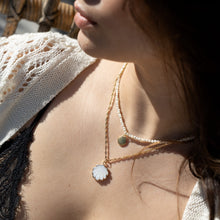 Load image into Gallery viewer, Beaded Scallop Necklace