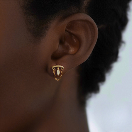 Arch Opal Stud