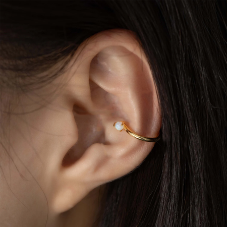 Opal ear cuff