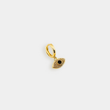 Load image into Gallery viewer, Evil Eye Huggie