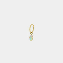 Load image into Gallery viewer, Dainty opal Hoop